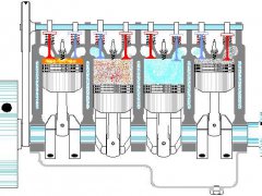 机械动图告诉你发动机气缸是怎么工作的？