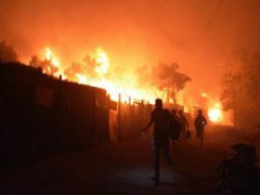 希腊最大难民营发生大火 希腊难民营大火是人为吗