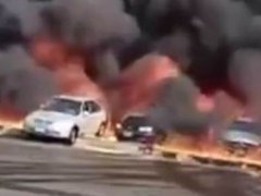 埃及一石油管道破裂引发严重火灾 埃及严重火灾