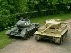 二战各国坦克大小对比图片合集