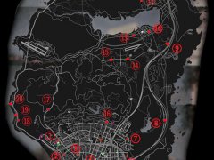 GTA5所有可抢劫商店地图位置一览