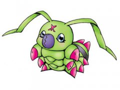 虫虫兽（蠕虫兽）ワームモンWormmon