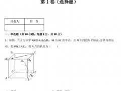 学霸私藏 高中数学 立体几何经典题型专题训练试题(含答案)