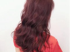 显白又时尚的流行发色,红棕色染发调配方法,简单实用