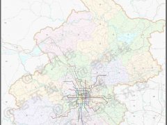 北京地铁线路图 各区地铁线路图（2020）