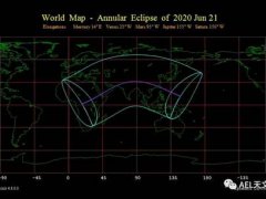 2020年6月21日日环食概况