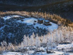 中国最冷小镇迎来首场降雪 中国最冷小镇呼中迎秋后第一场降雪