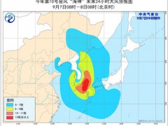 台风海神路径 台风海神最新消息 台风海神实施路径