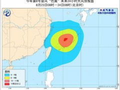 台风巴威最新消息 台风巴威