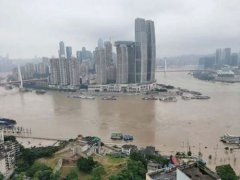 洪水漫上重庆主城 重庆多处景点被淹 重庆洪崖洞等多处景点被淹