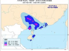 台风海高斯减弱为强热带风暴 台风海高斯蓝色预警