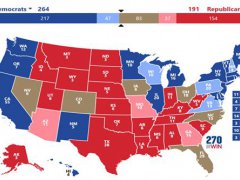 美国大选摇摆州有哪些 美国摇摆州是什么意思 美国摇摆州地图