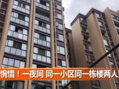 成都一小区母子跳楼坠亡 成都一小区两人坠楼