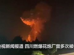 四川燃爆花炮厂曾多次被处罚 四川广汉花炮厂燃爆致6人受伤