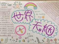 世界无烟日手抄报图片内容