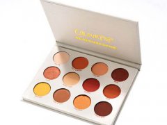 Colourpop卡拉泡泡12色眼影盘飞粉吗