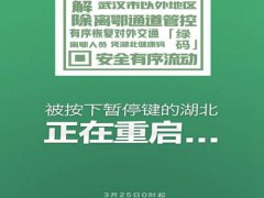 湖北除武汉以外地区解封 武汉解封最新消息 4月8日武汉解封