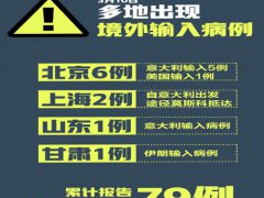 最新境外输入病例情况 境外输入病例新增有多少 最新境外输入病例消息