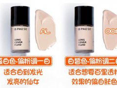 波兰PAESE粉底液色号