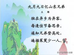 九月九日忆山东兄弟(九月九日忆山东兄弟译文赏析)