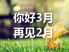 三月你好的说说(二月再见,三月你好朋友圈说说)