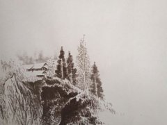 雪怎么画(终于找到雪景画法步骤了！)
