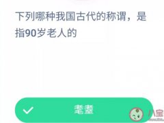 九十岁老人称什么？(对老人的其他称呼还有哪些)